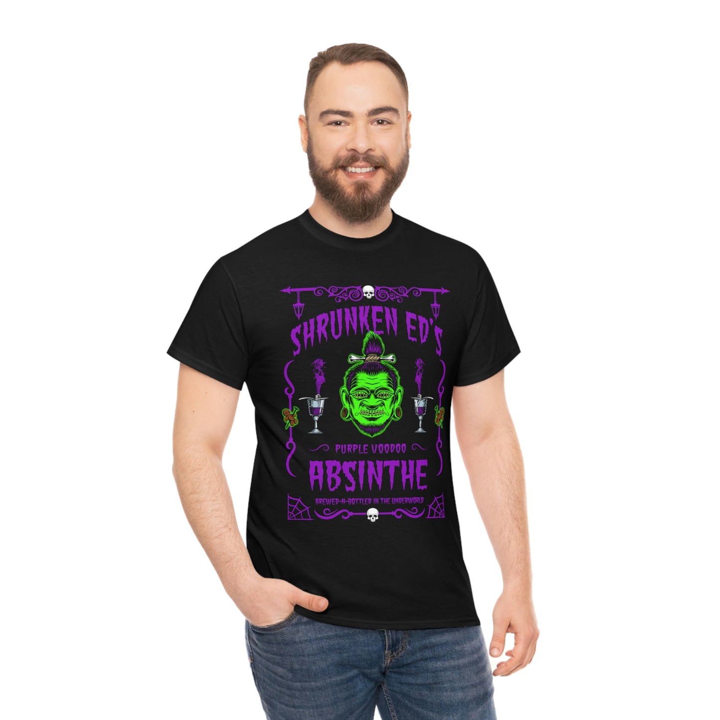 ABSINTHE MONSTERS (SHRUNKEN ED) Unisex Heavy Cotton Tee