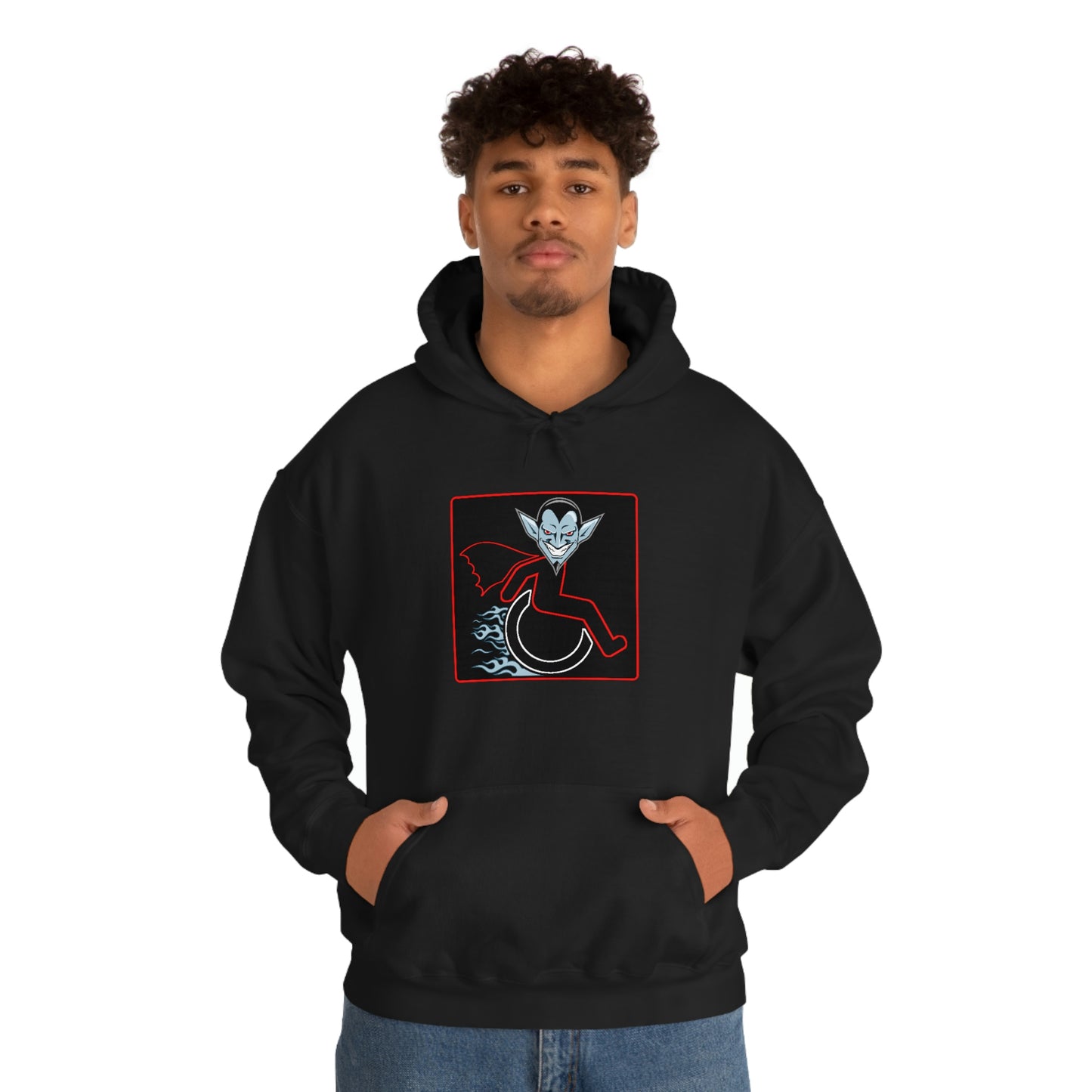 WHEELCHARIOT 7 (Drac) 1 Unisex Heavy Blend™ Hooded Sweatshirt