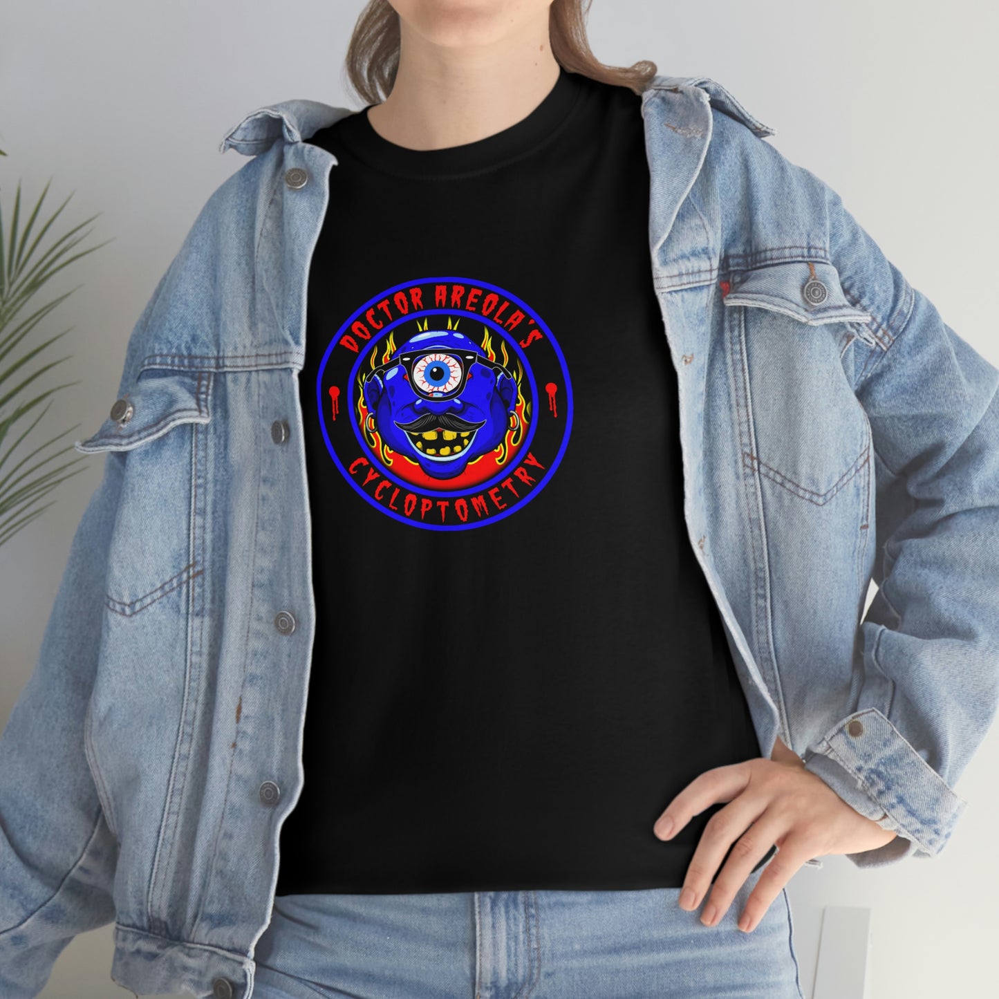 DOCTOR AREOLA'S – CYCLOPTOMETRY Unisex Heavy Cotton Tee