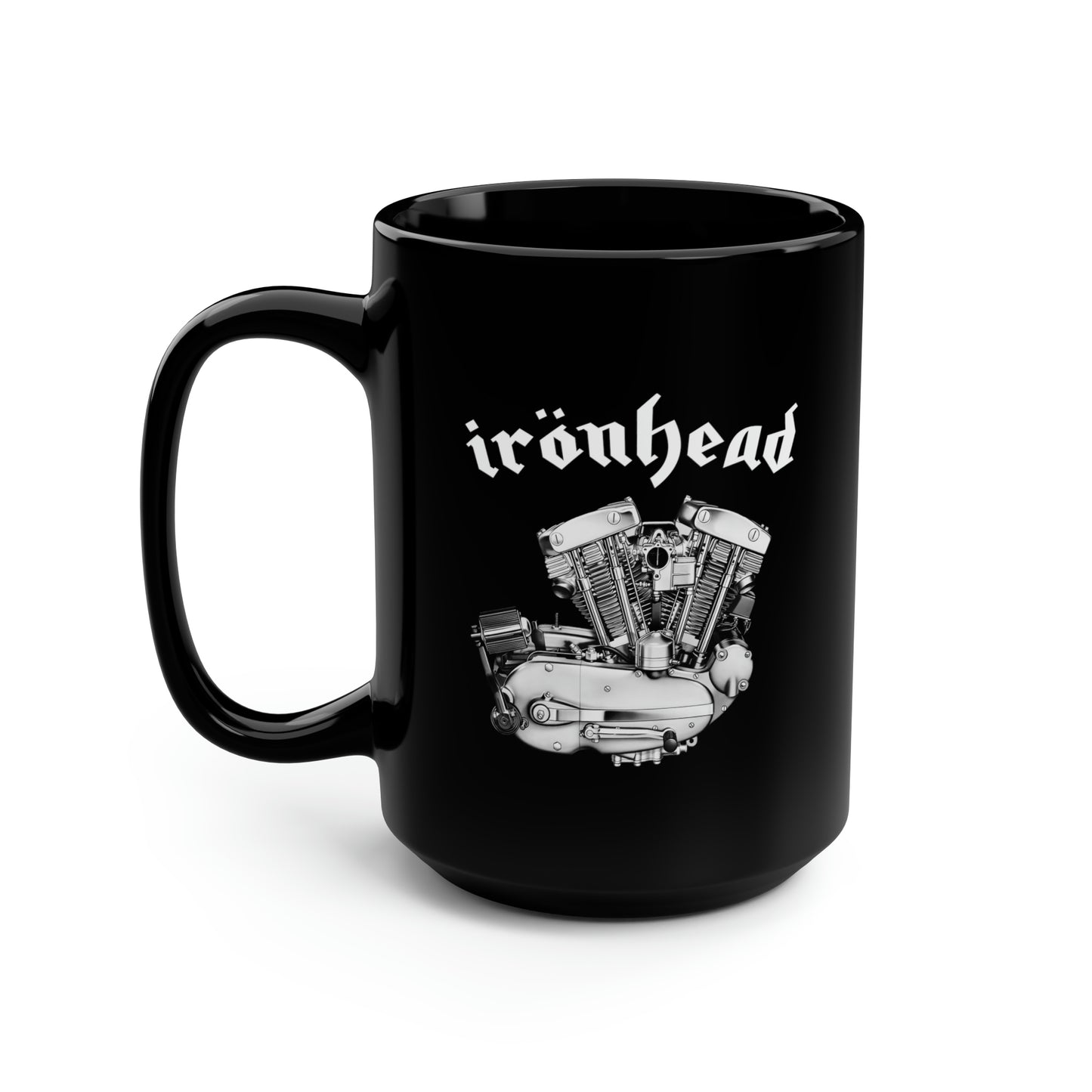 IRONHEAD 1 Black Mug, 15oz