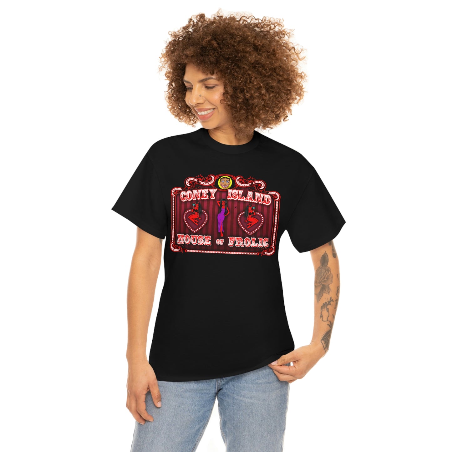 CONEY ISLAND 2 (HOUSE OF FROLIC) Unisex Heavy Cotton Tee