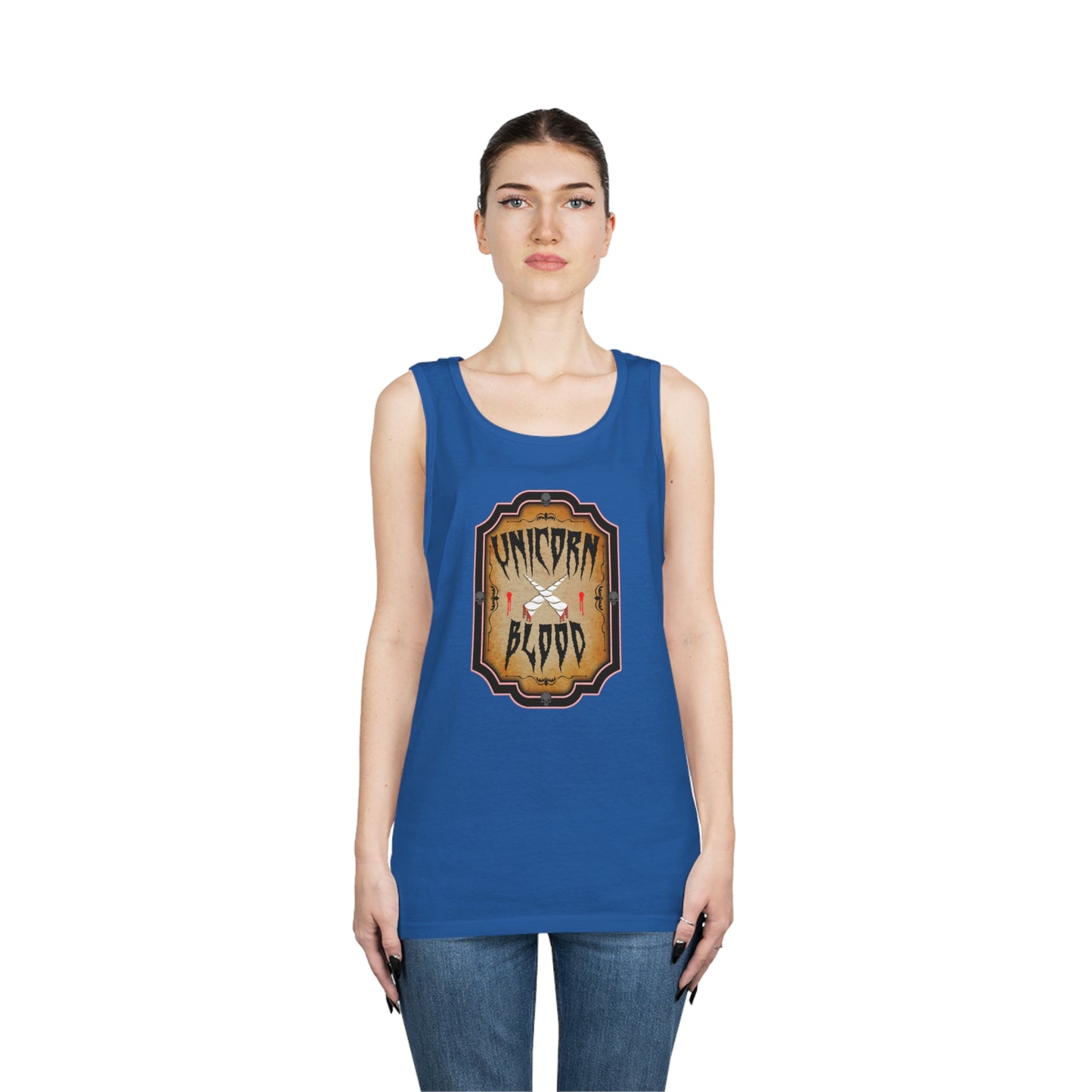 WITCHERY POTIONS 11 (UNICORN BLOOD)  Unisex Heavy Cotton Tank Top