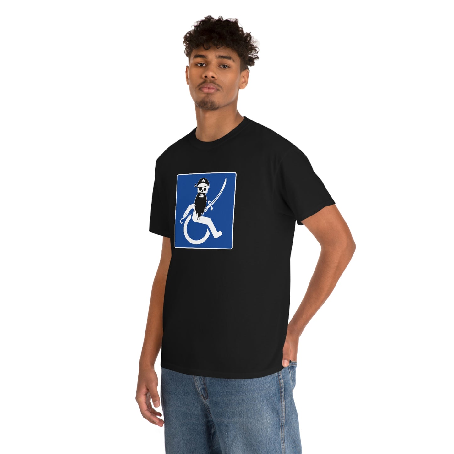 WHEELCHARIOT 4 (Pirate) 2 Unisex Heavy Cotton Tee