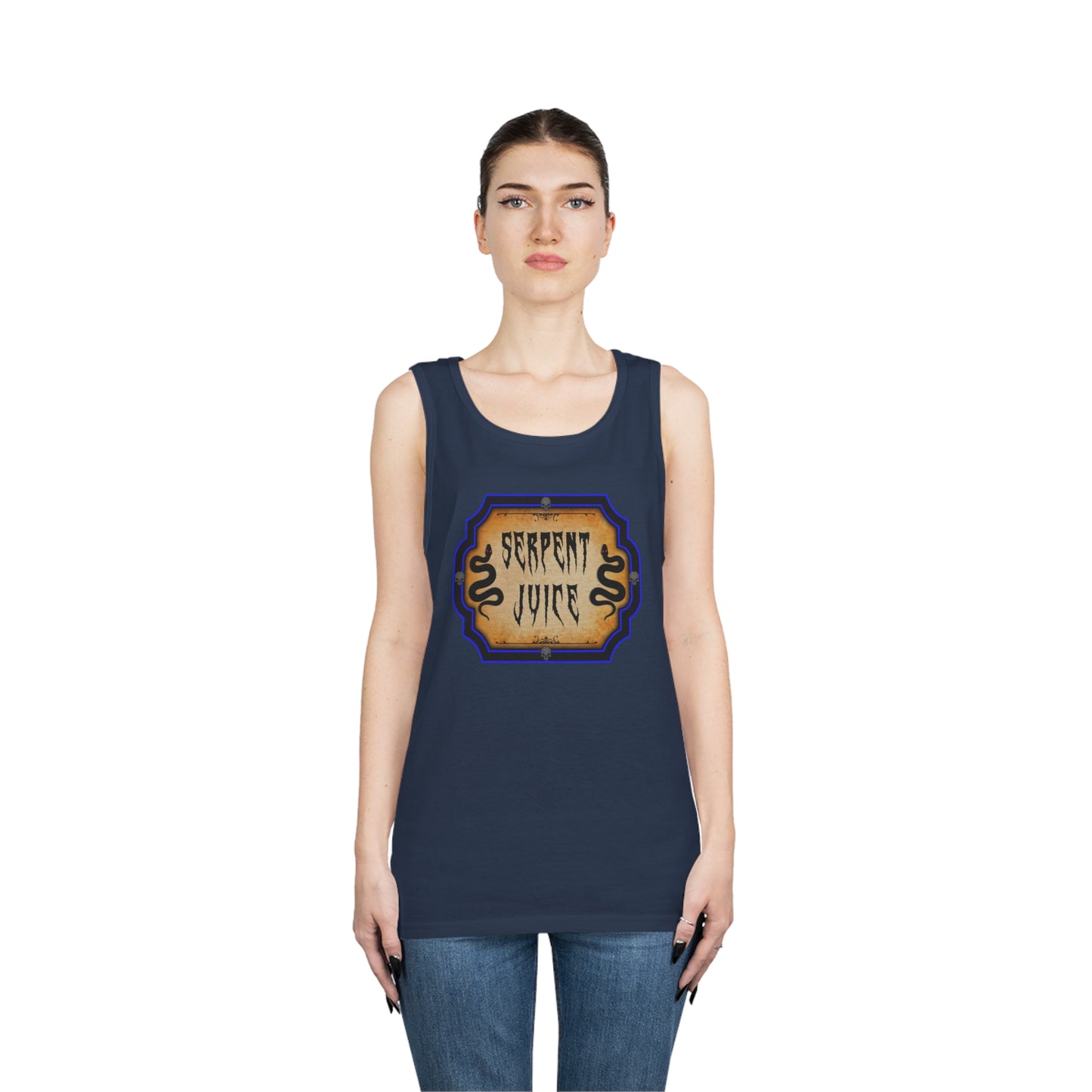 WITCHERY POTIONS 10 (SERPENT JUICE)  Unisex Heavy Cotton Tank Top