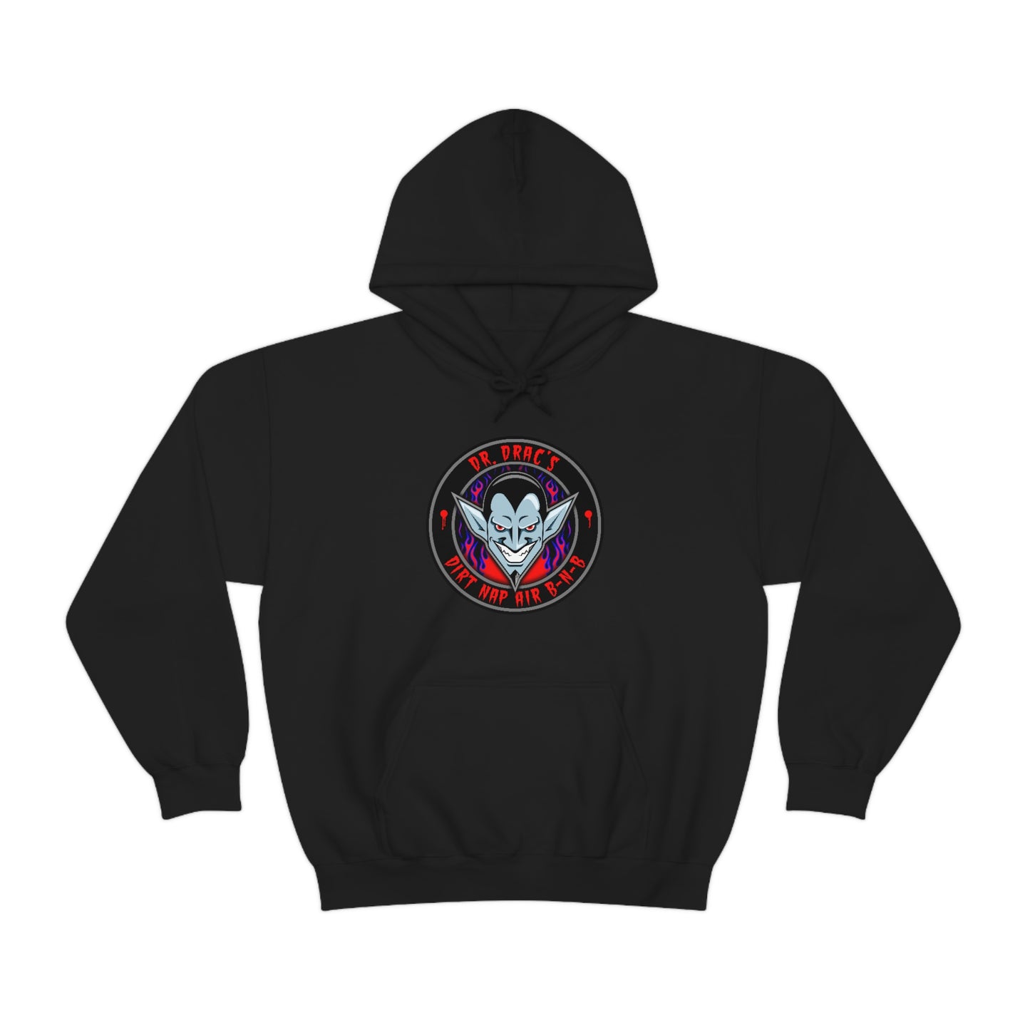 DR DRAC - DIRT NAP AIR BNB Unisex Heavy Blend™ Hooded Sweatshirt