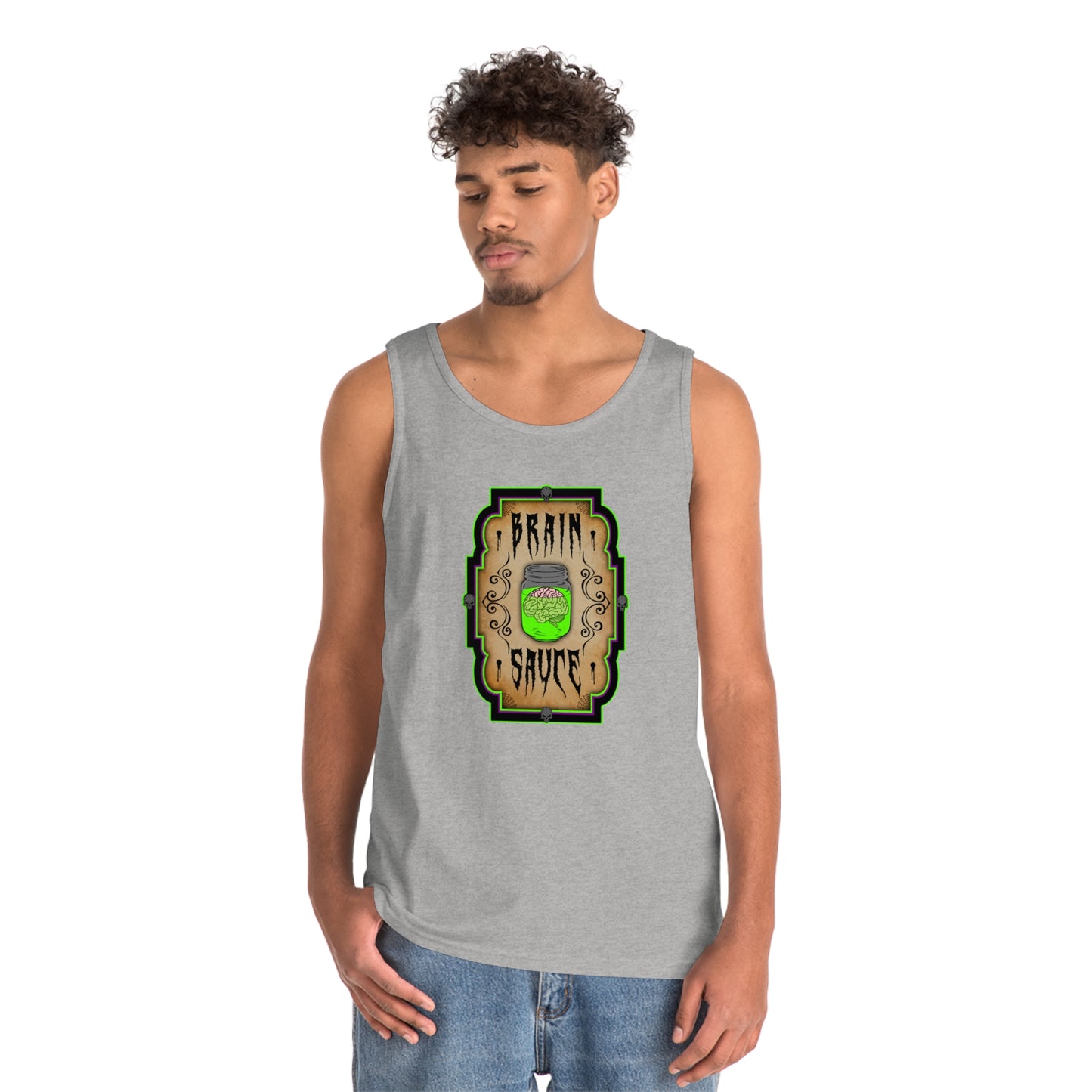 WITCHERY POTIONS 5 (BRAIN SAUCE)  Unisex Heavy Cotton Tank Top