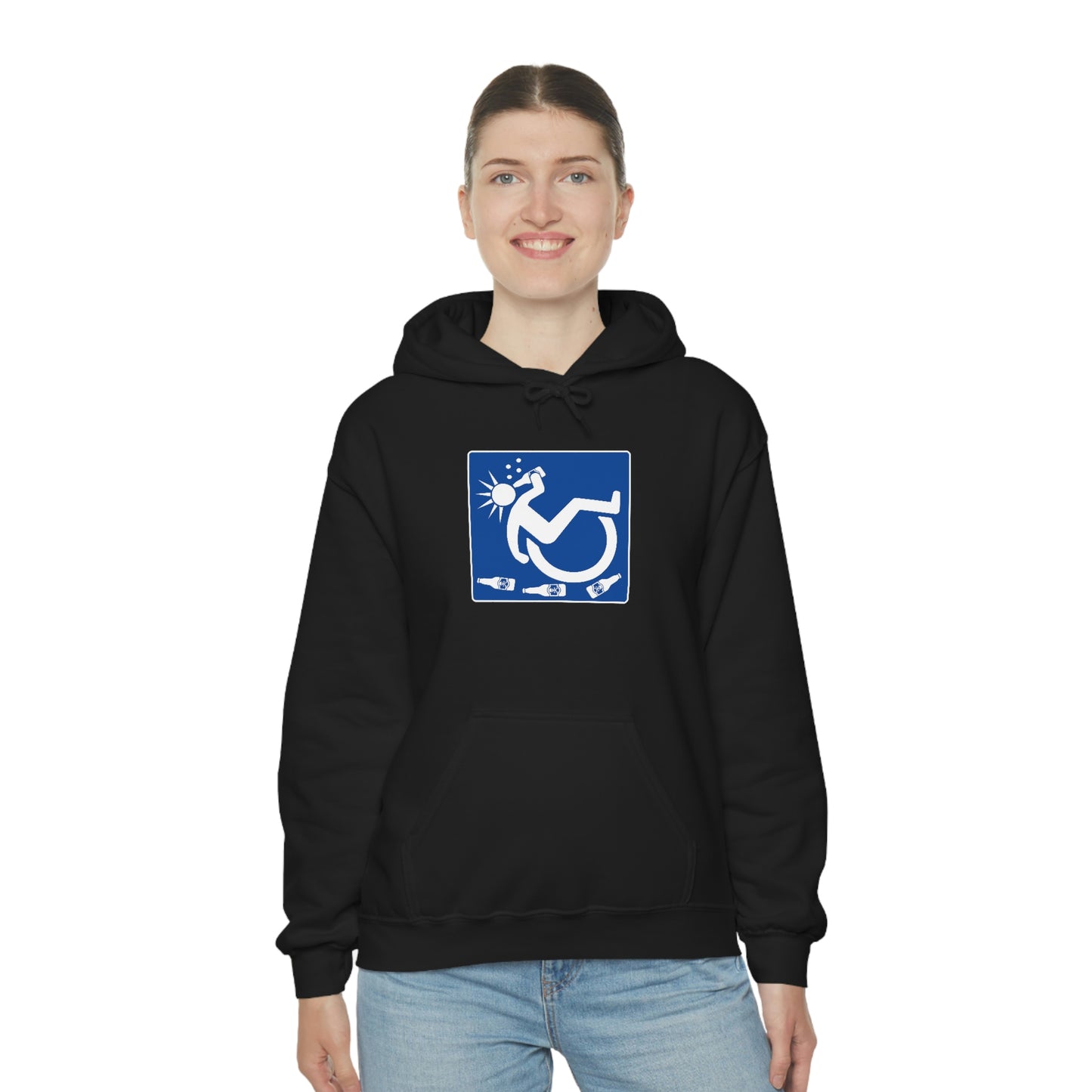 WHEELCHARIOT 1 (Beer) Unisex Heavy Blend™ Hooded Sweatshirt