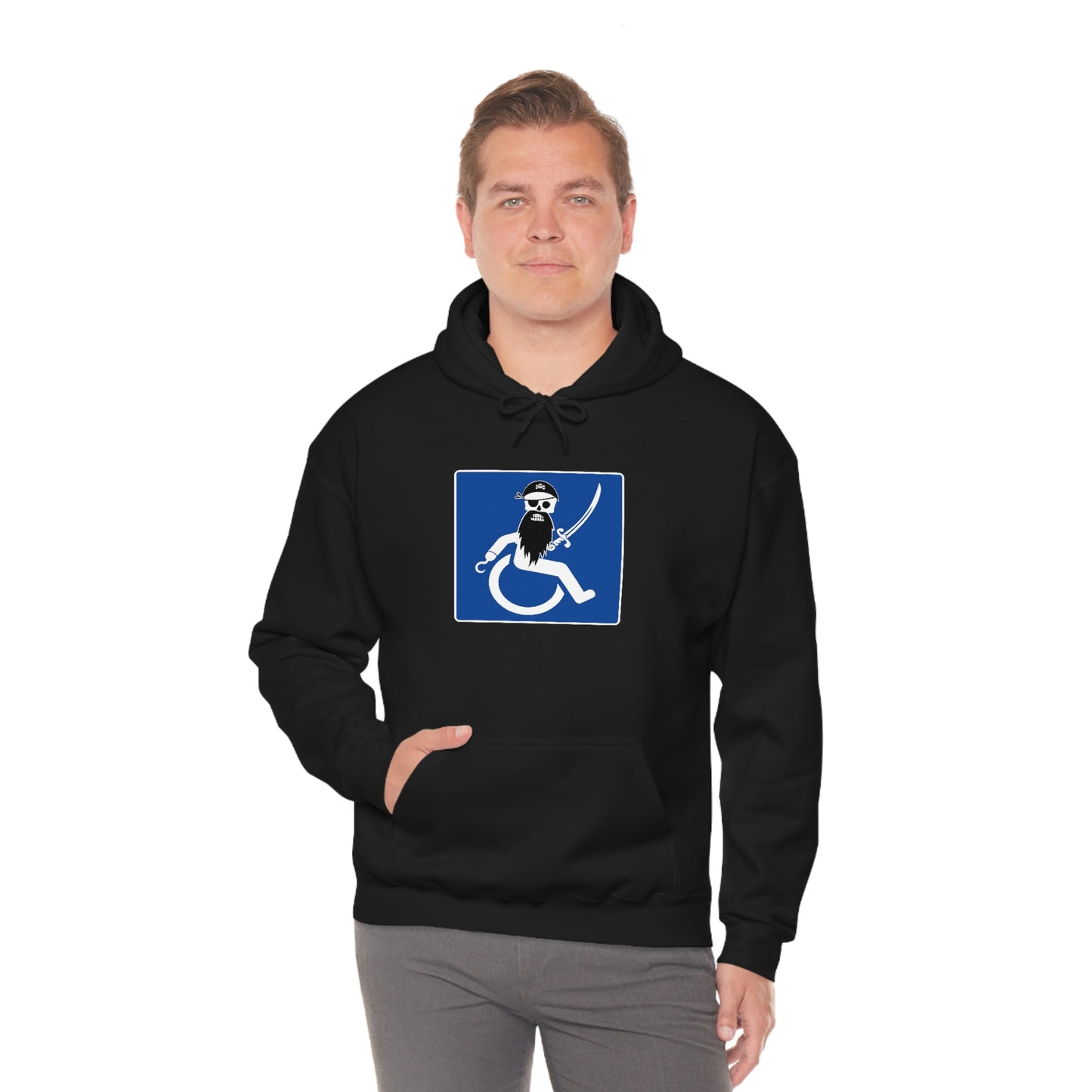 WHEELCHARIOT 4 (Pirate) 2 Unisex Heavy Blend™ Hooded Sweatshirt