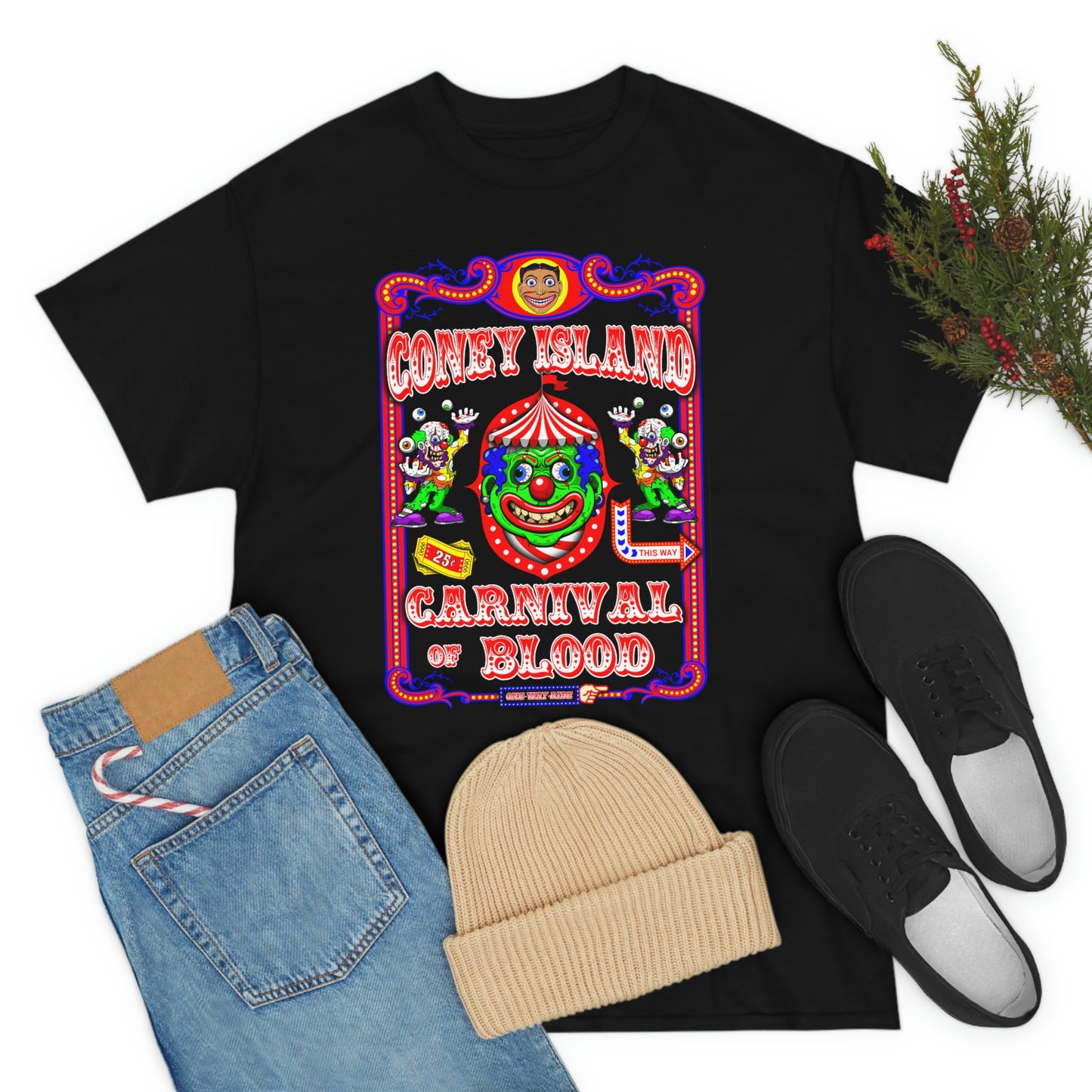 CONEY ISLAND 3 (CARNIVAL OF BLOOD) Unisex Heavy Cotton Tee