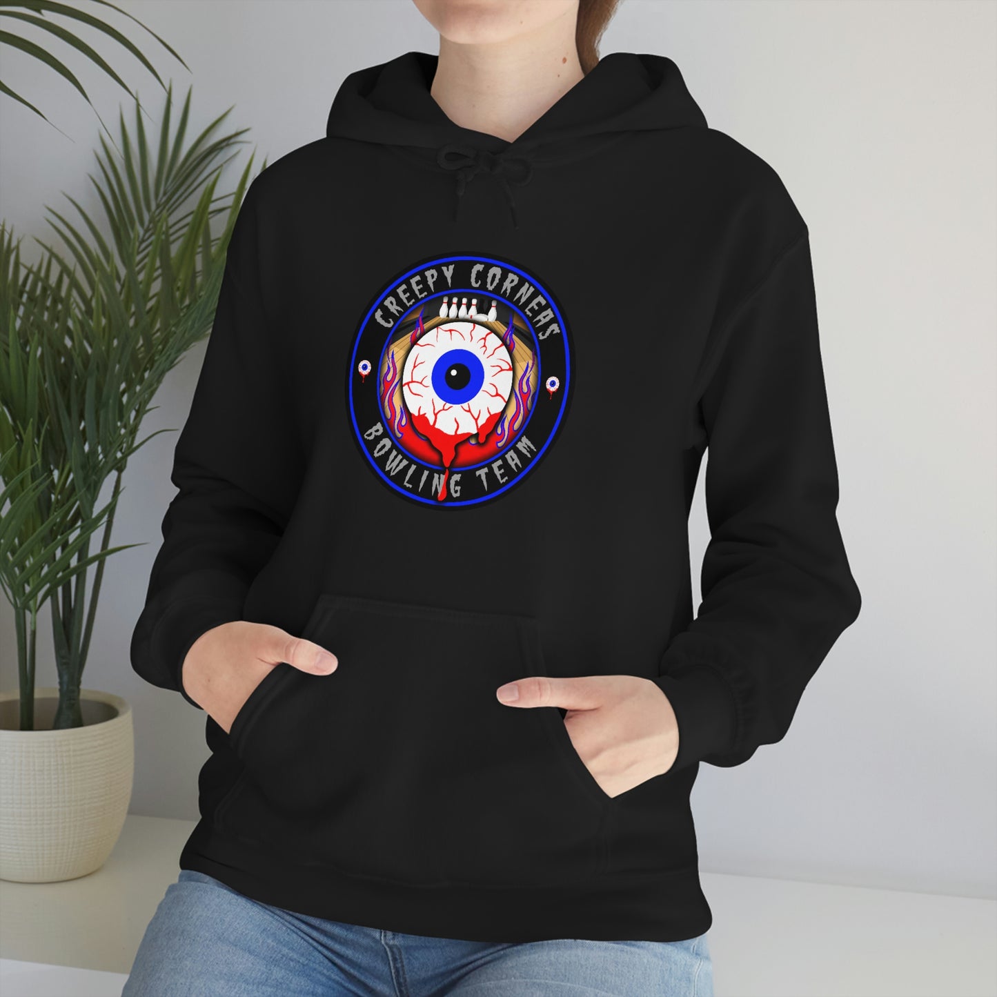 CREEPY CORNEAS - BOWLING TEAM Unisex Heavy Blend™ Hooded Sweatshirt