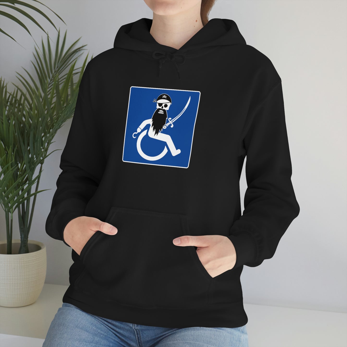 WHEELCHARIOT 4 (Pirate) 2 Unisex Heavy Blend™ Hooded Sweatshirt