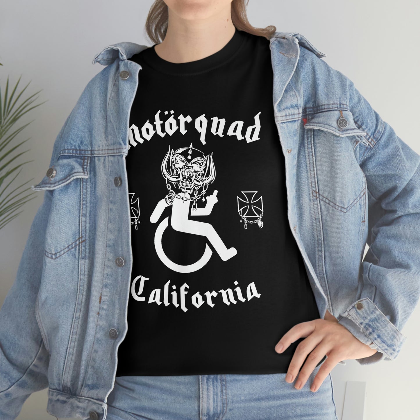 WHEELCHARIOT 3 (Motorquad) Unisex Heavy Cotton Tee