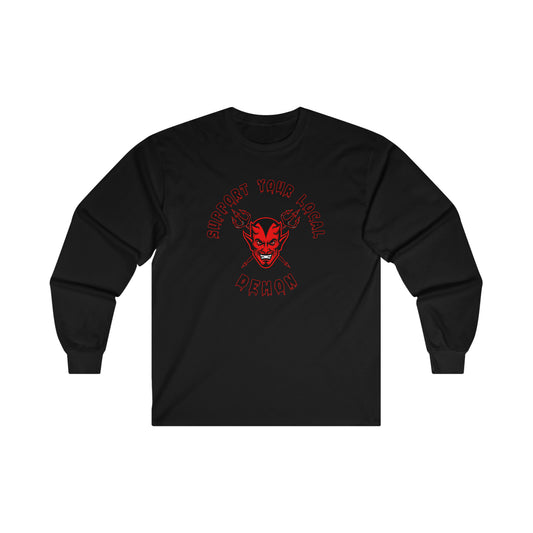 SUPPORT YOUR LOCAL DEMON 1(R) Ultra Cotton Long Sleeve Tee