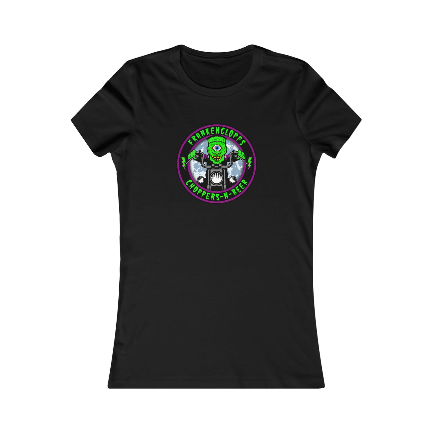 FRANKENCLOPPS - CHOPPERS-N-BEER Women's Favorite Tee