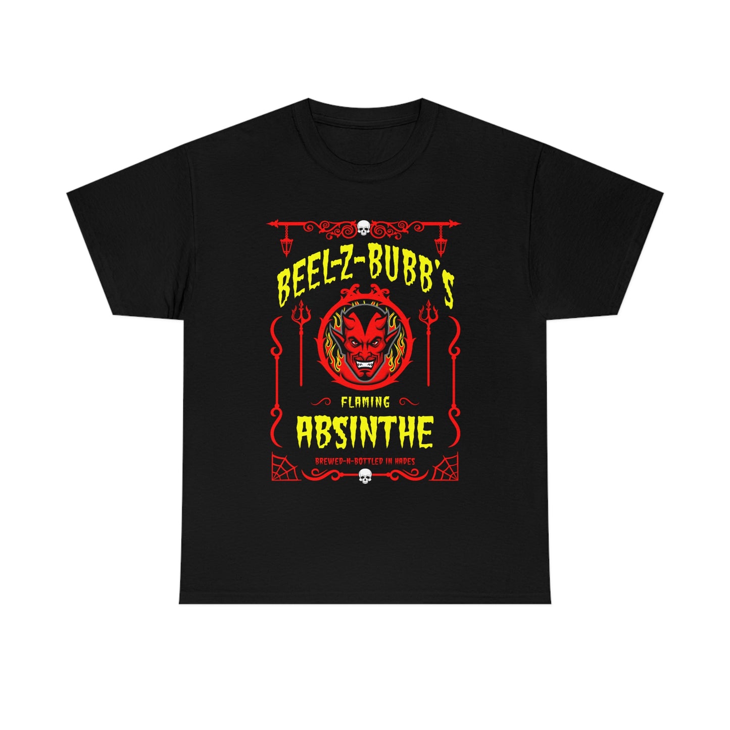 ABSINTHE MONSTERS 7 (BEEL-Z-BUBB) Unisex Heavy Cotton Tee