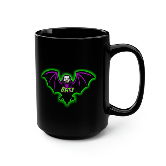 LASZLO BAT Black Mug, 15oz