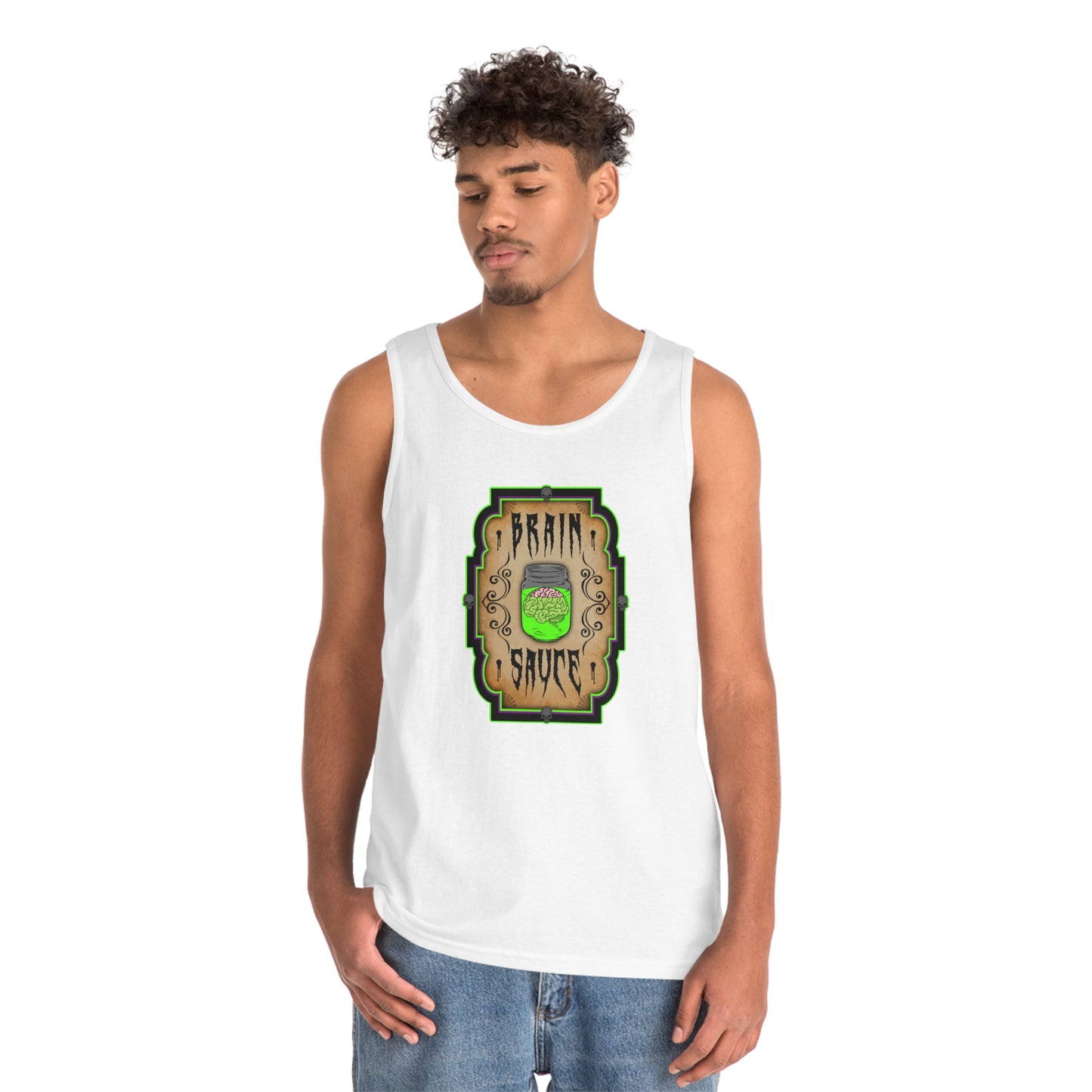 WITCHERY POTIONS 5 (BRAIN SAUCE)  Unisex Heavy Cotton Tank Top