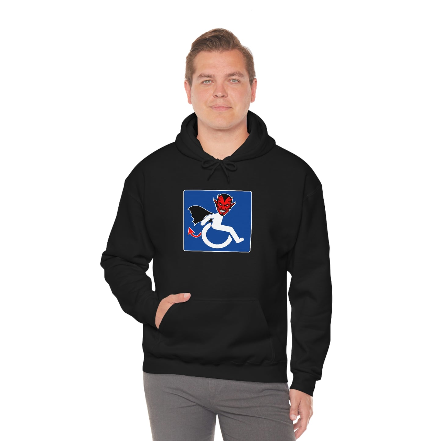 WHEELCHARIOT 5 (Luis) 2 Unisex Heavy Blend™ Hooded Sweatshirt