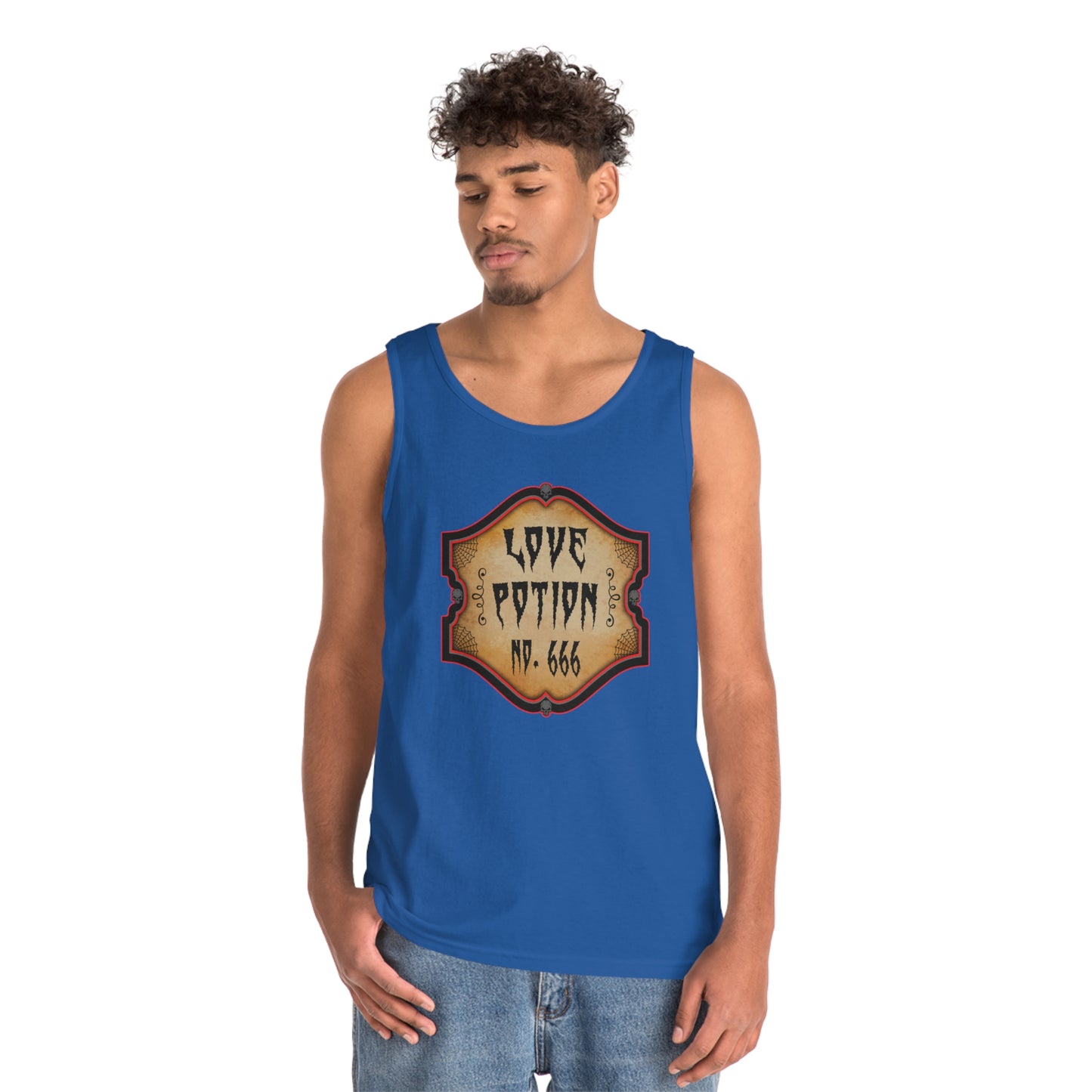 WITCHERY POTIONS 7 (LOVE POTION NO. 666)  Unisex Heavy Cotton Tank Top