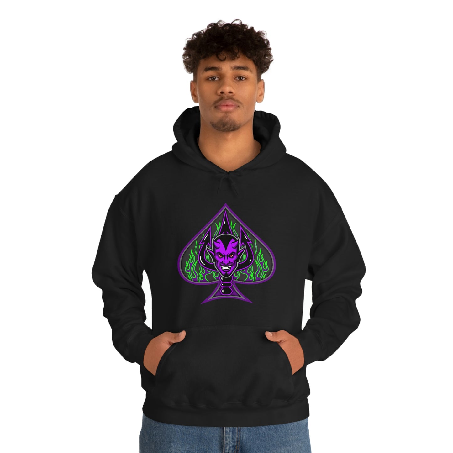 SPADE 1 (P)  Unisex Heavy Blend™ Hooded Sweatshirt