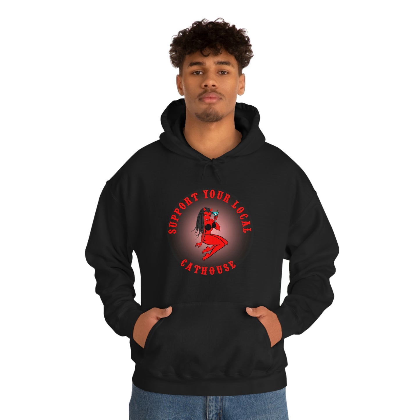 CATHOUSE 1 Unisex Heavy Blend™ Hooded Sweatshirt