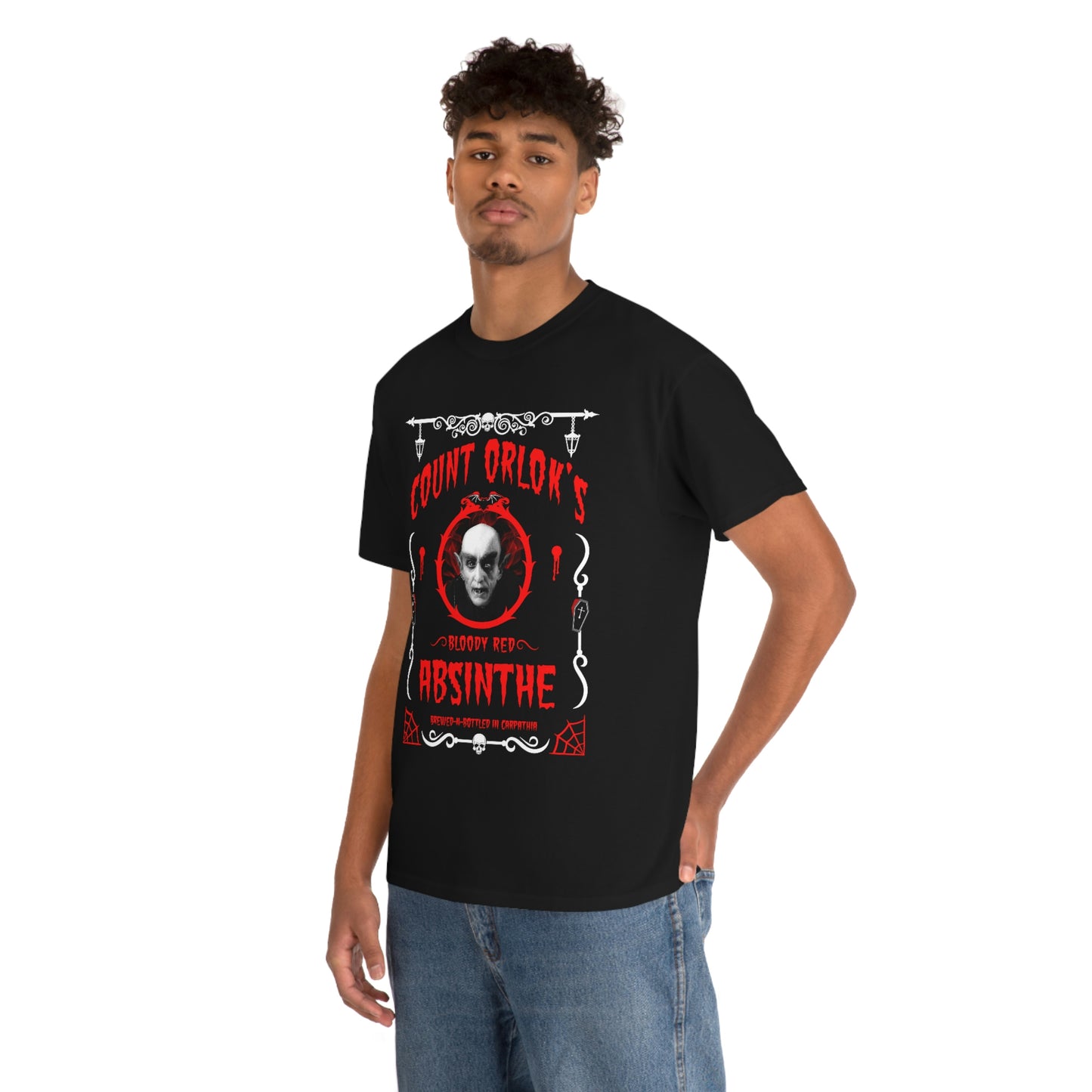 ABSINTHE MONSTERS 2 (COUNT ORLOK) Unisex Heavy Cotton Tee