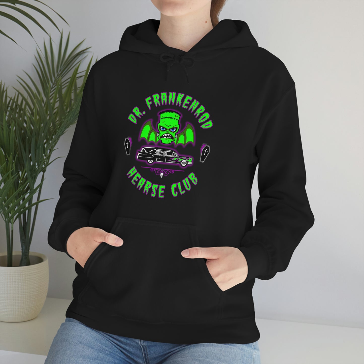 DR. FRANKENROD - HEARSE CLUB Unisex Heavy Blend™ Hooded Sweatshirt