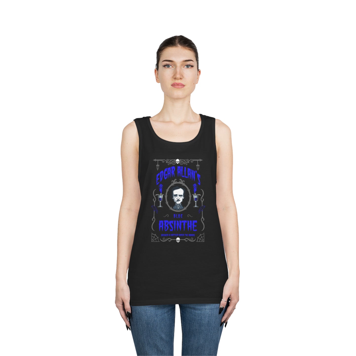 ABSINTHE MONSTERS (POE) Unisex Heavy Cotton Tank Top