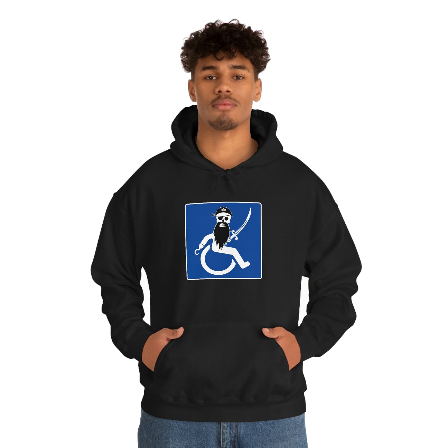 WHEELCHARIOT 4 (Pirate) 2 Unisex Heavy Blend™ Hooded Sweatshirt