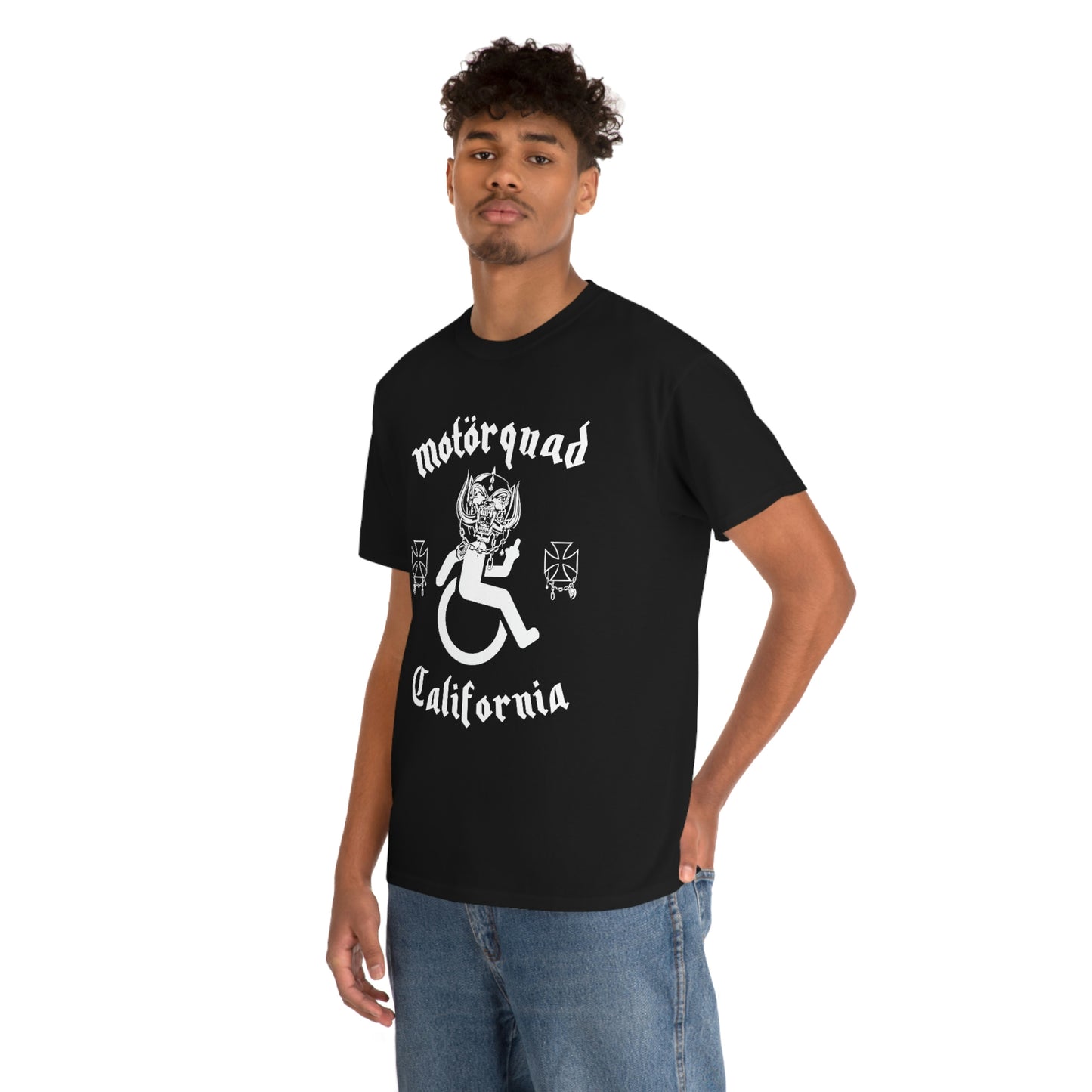 WHEELCHARIOT 3 (Motorquad) Unisex Heavy Cotton Tee