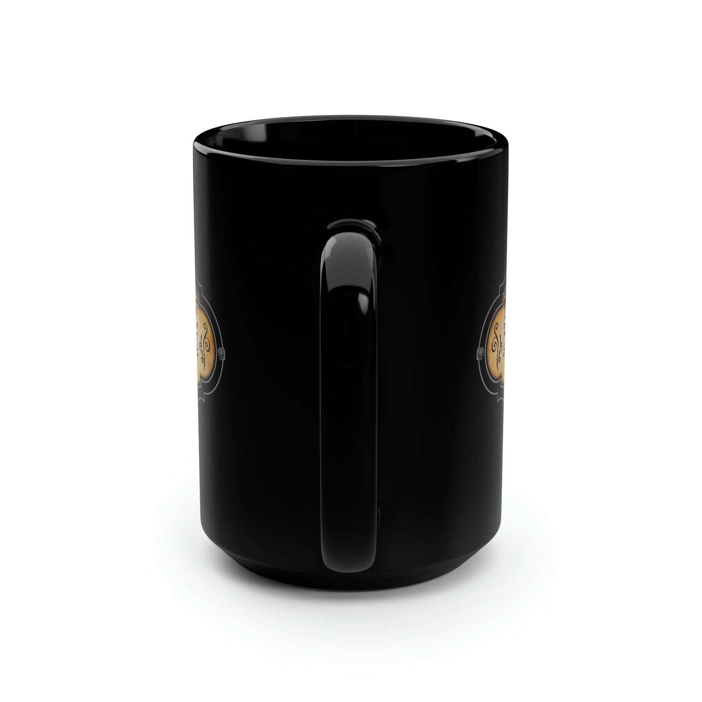 WITCHERY POTIONS 3 (POWDERED BONE) Black Mug, 15oz