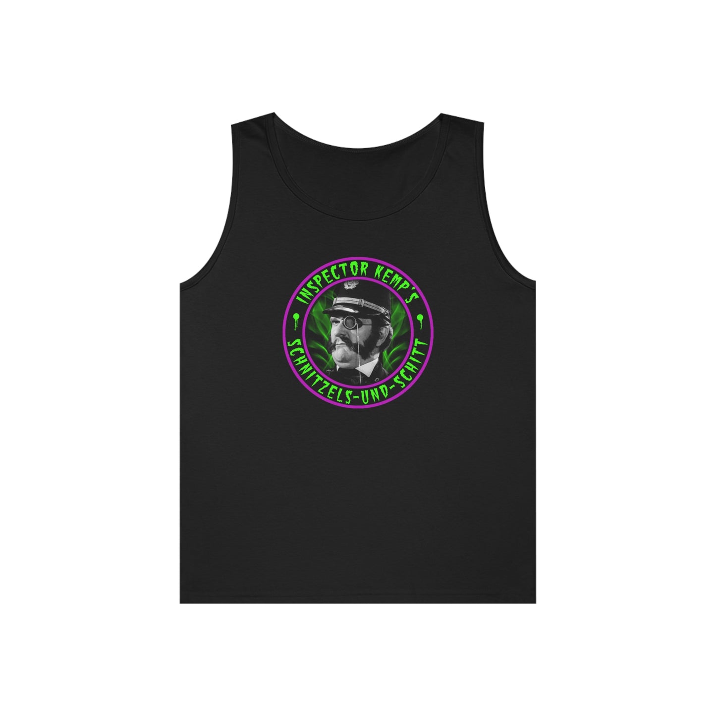 INSPECTOR KEMP - SCHNITZELS UND SCHITT Unisex Heavy Cotton Tank Top