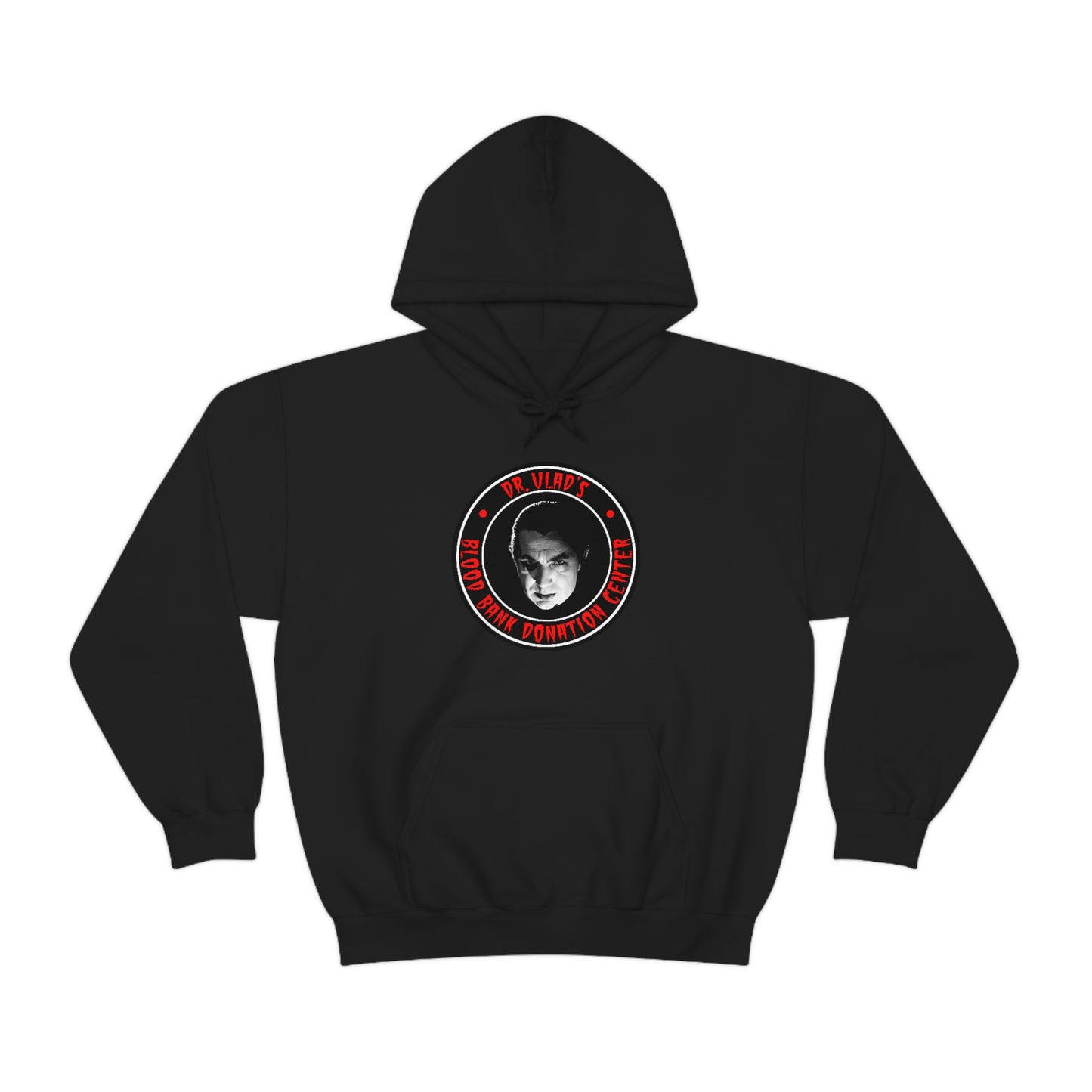 DR VLAD - BLOOD BANK DONATION CENTER Unisex Heavy Blend™ Hooded Sweatshirt